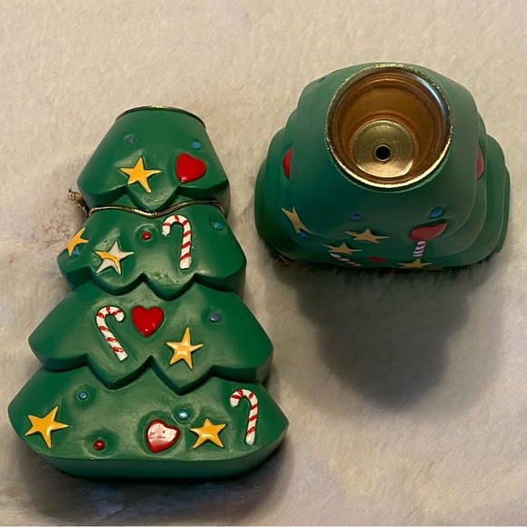 Christmas Tree Candle Holders Made By American Greeting for “Forget Me Not” line - Picture 3 of 10